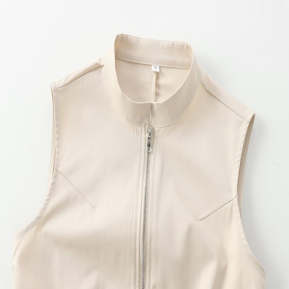 Waist-Cinched Sleeveless Dress Chic Commuter_Cwdmd5800