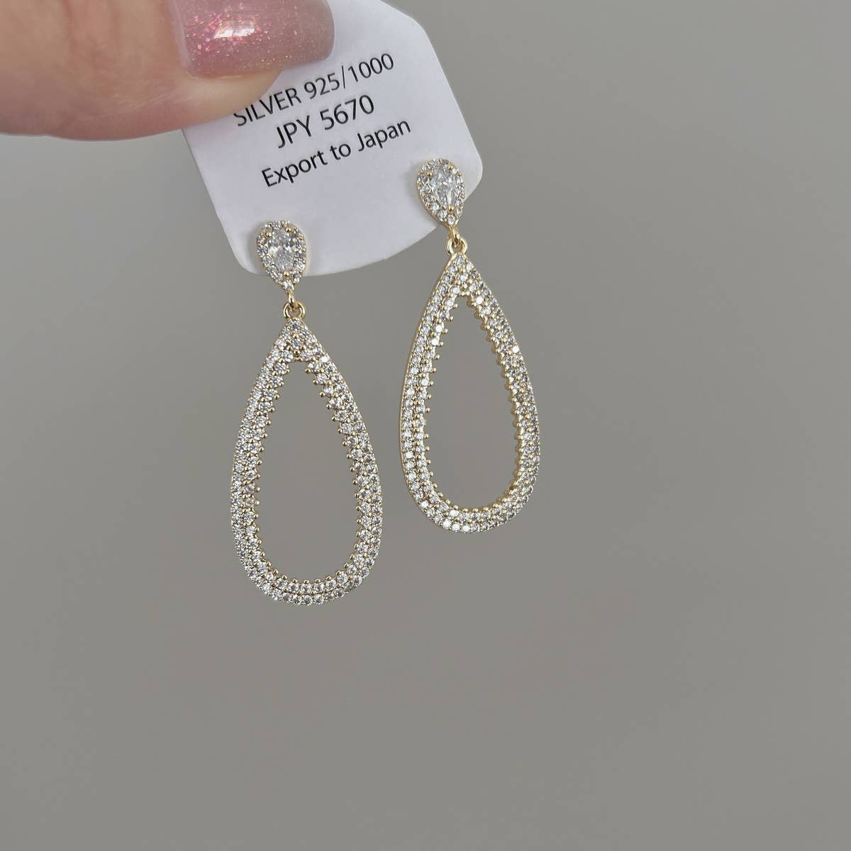 LIGHT LUXURY OVAL PENDANT EARRINGS_CWAJE1312
