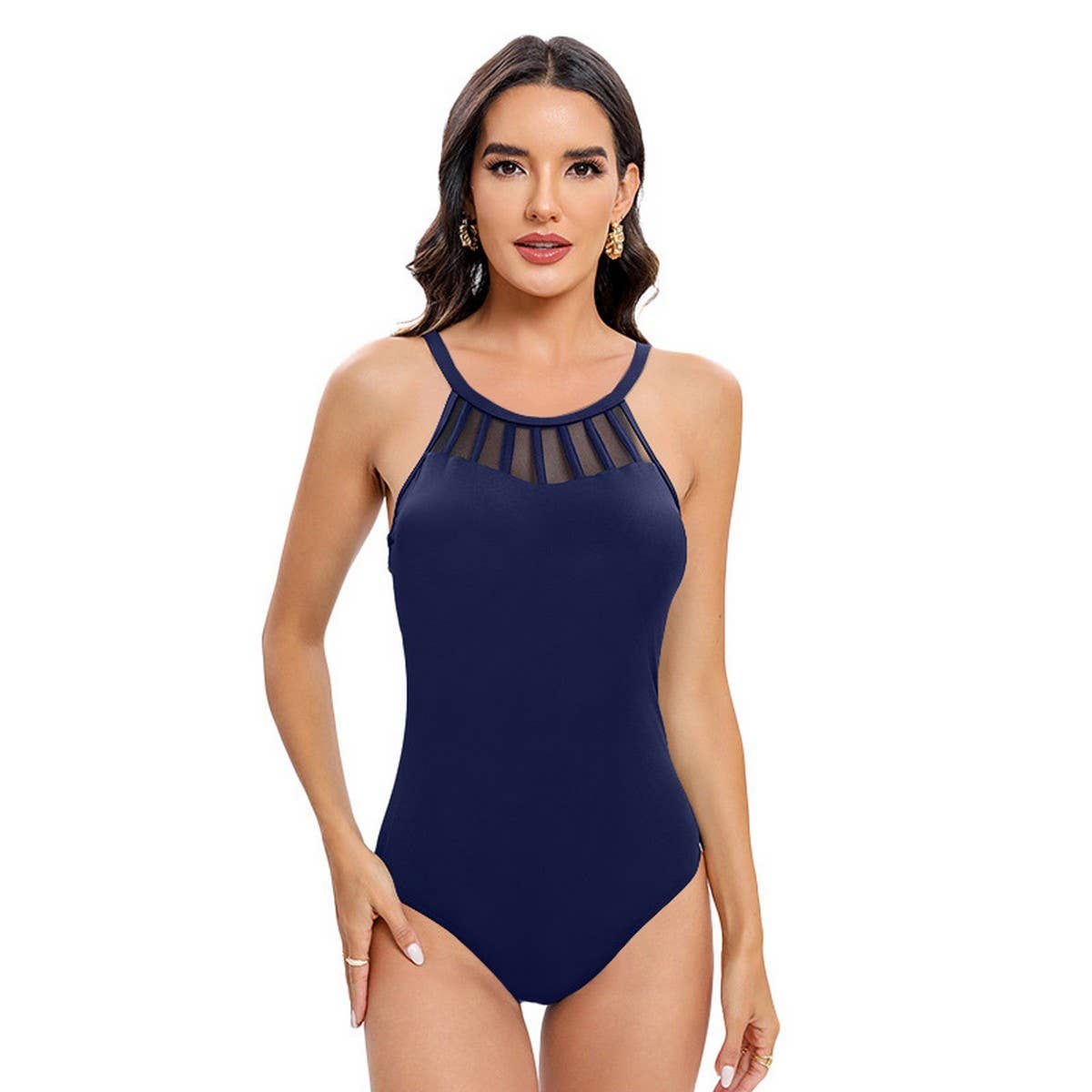 Tummy Control One-Piece Swimsuit Long Torso