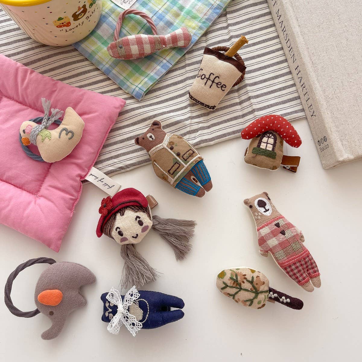Cartoon Stuffed Fabric Hair Ties_Cwaha08362