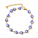 CLASSIC 18K STAINLESS STEEL EVIL EYE BRACELET_CWAJE4597