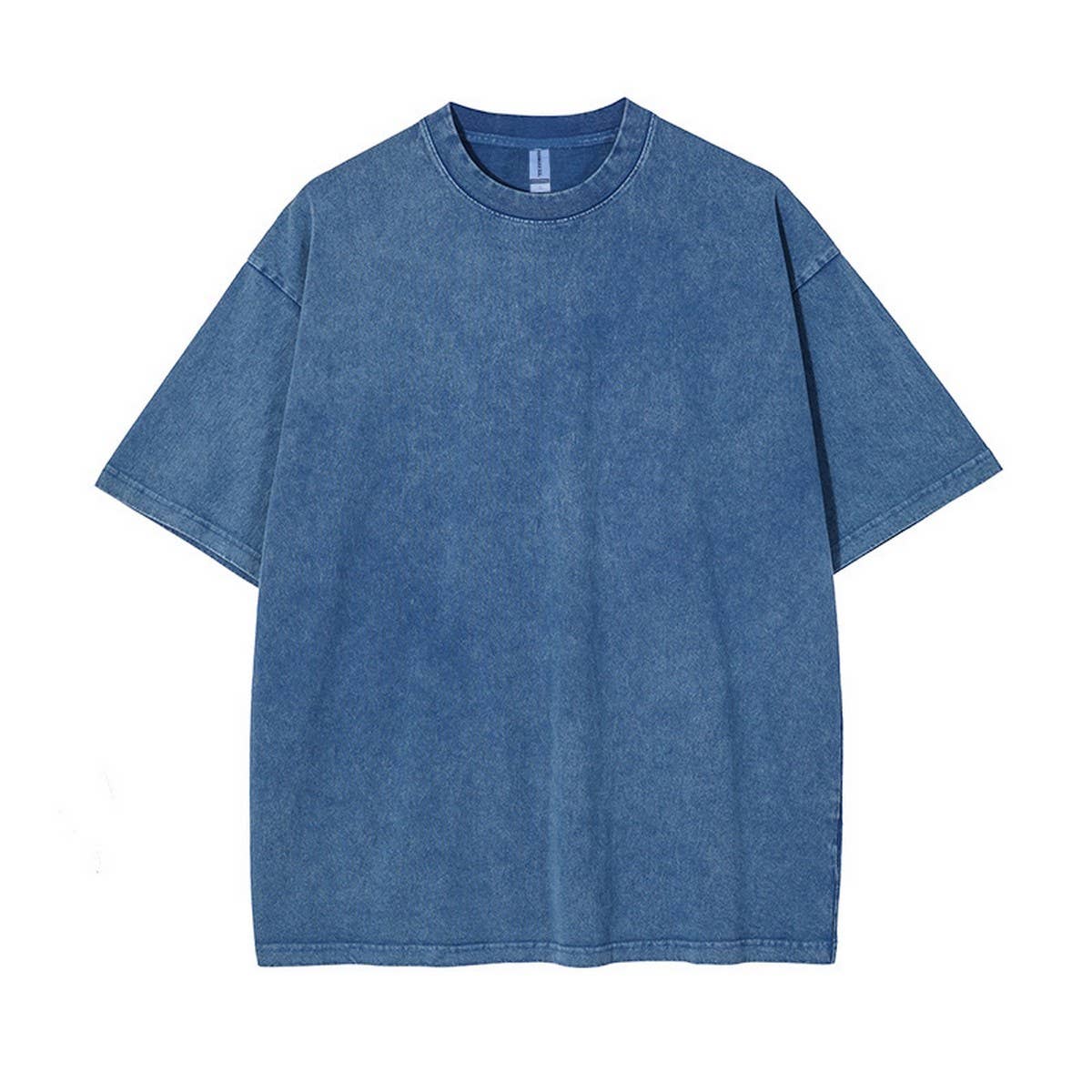 250G VINTAGE WASHED WAX DYED COTTON T SHIRT CUSTOM LOGO