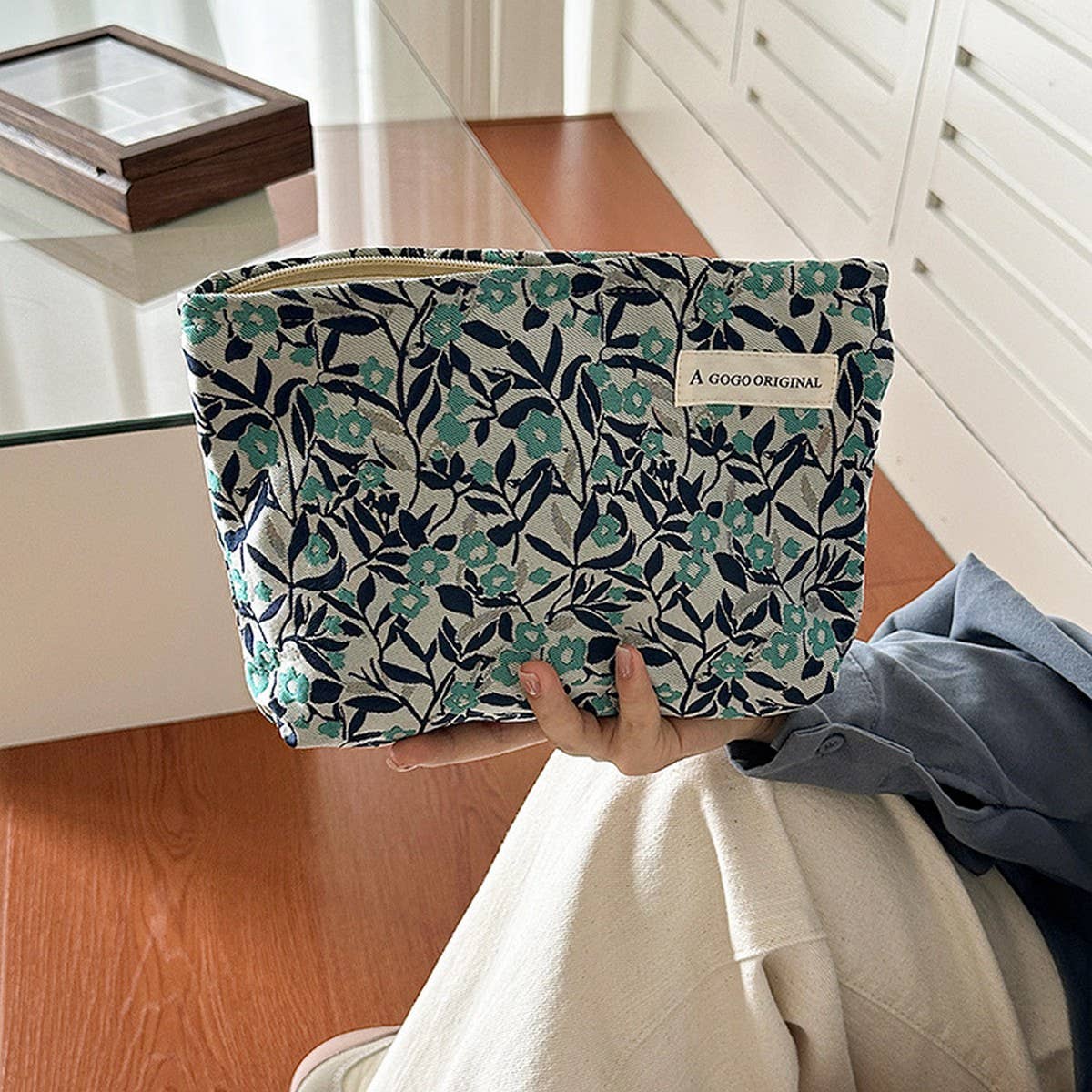 Large Makeup Bag Handbag Travel Wash Storage Pouch_Cuab00709