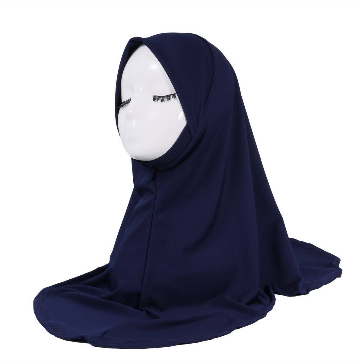 SOLID COLOR LOOSE PULLOVER ETHNIC HEADSCARF_CWASC2423