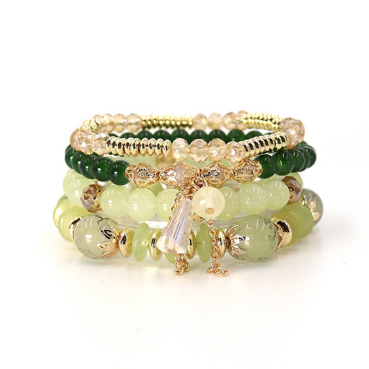 MULTI LAYERED CRYSTAL BRACELET EXOTIC SET_CWAJE1250