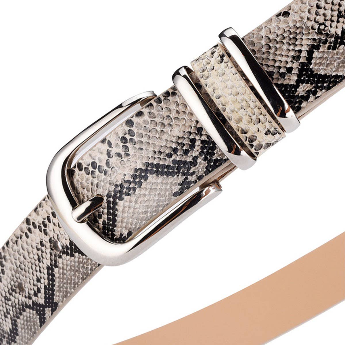 Vintage Serpentine Womens Pin Buckle Belt_Cwmm0764