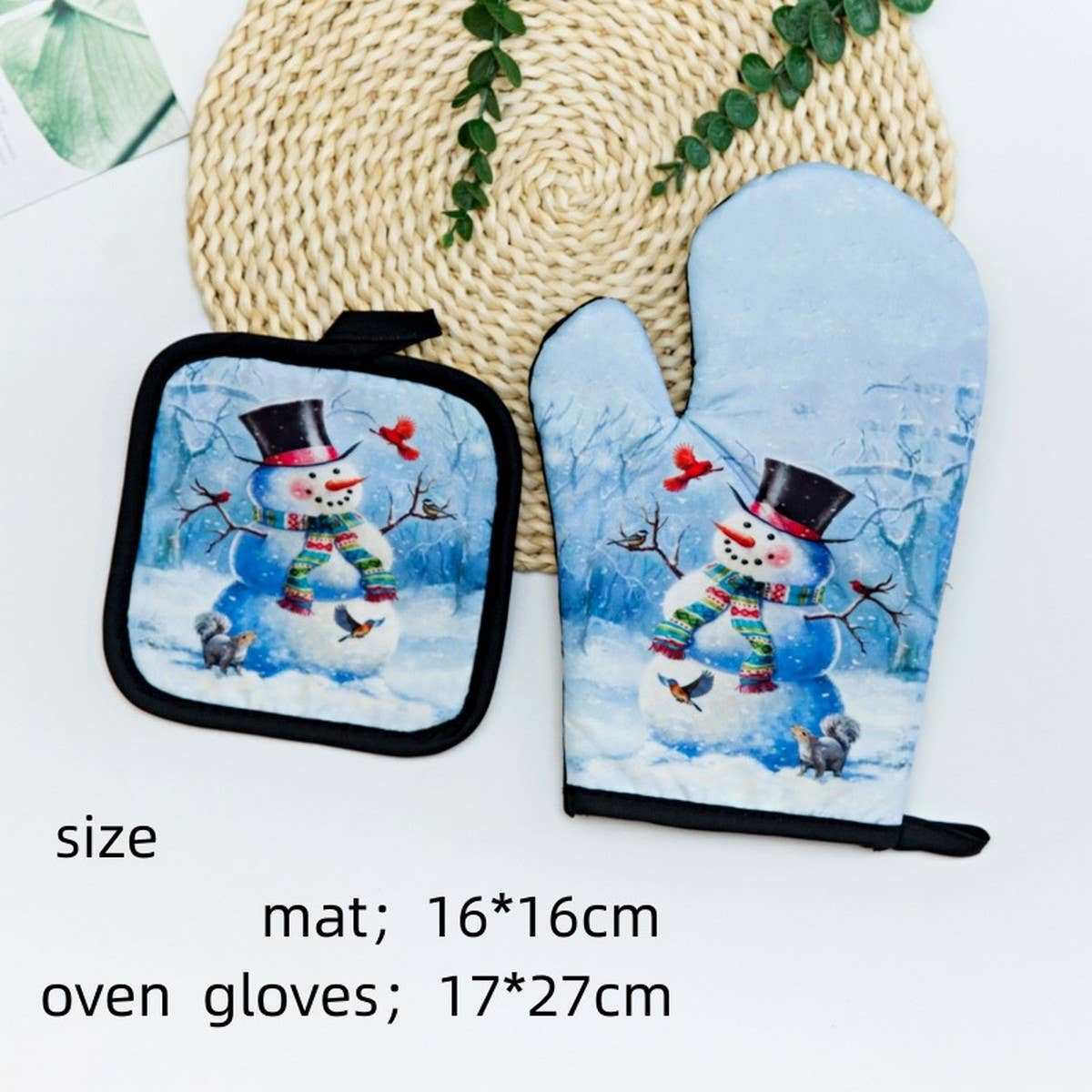 CHRISTMAS SERIES BAKING ANTI SCALDING GLOVES_CWMM1460
