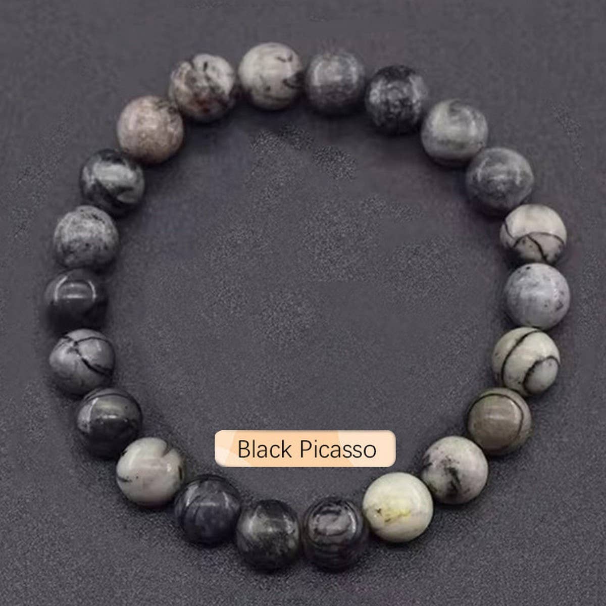 Crystal Natural Stone Beaded Bracelet Unisex_Cwmm11267