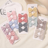 GIRLS PLAID LACE HAIR CLIPS DAILY PRINCESS_CWAHA6738