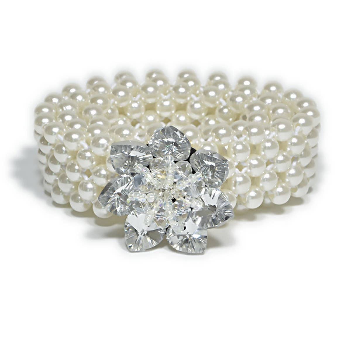 PEARL CRYSTAL ELASTIC SWEET WAIST CHAIN_CWABE0517