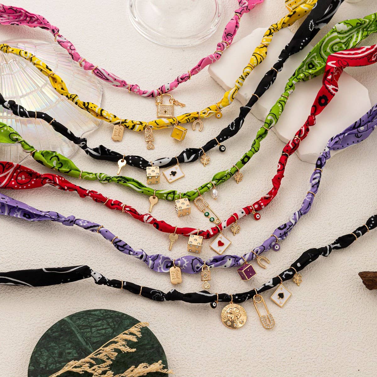 Trendy Colorful Scarf Pendant Necklace For Women_Cwaje05668