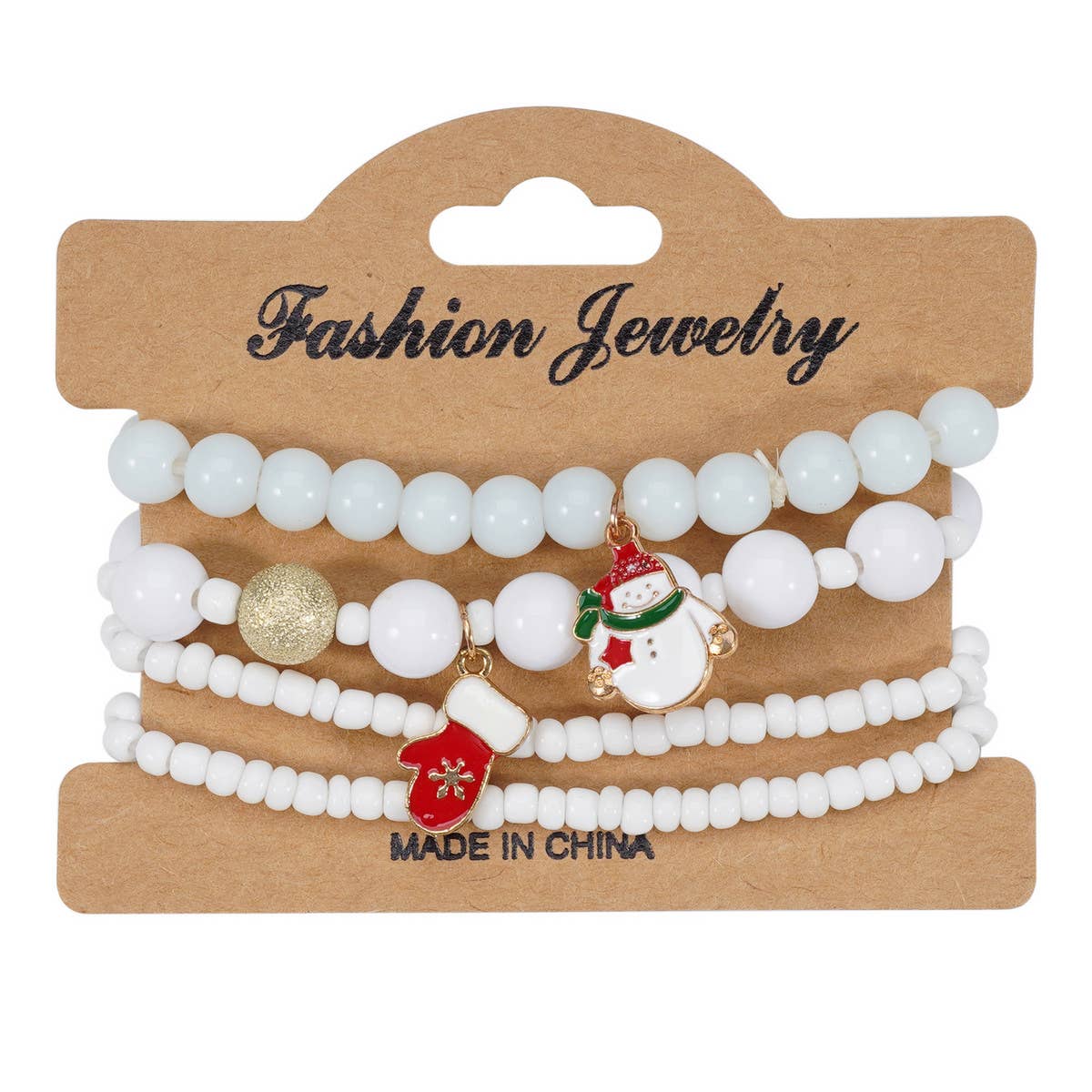 2024 NEW CHRISTMAS BEADED ELASTIC ROPE BRACELET_CWAJE2207