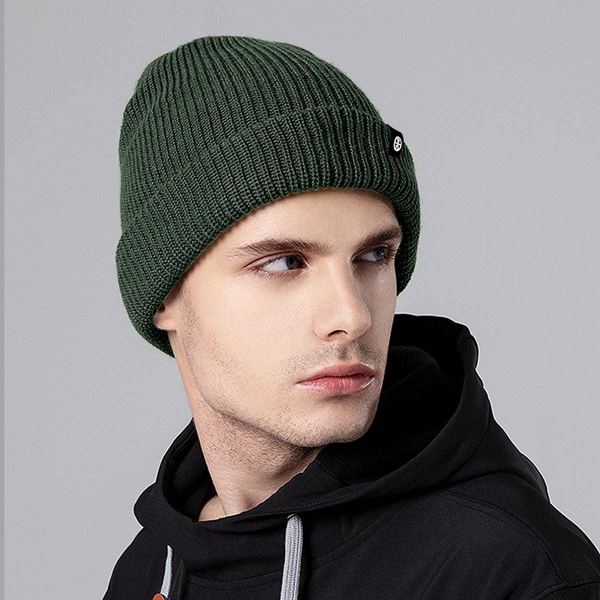 SOLID COLOR WINDPROOF AND COLD PROOF WOOL HAT_CWAH2451