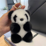 IMITATION MINK FUR RED PANDA CAR KEYCHAIN PENDANT_CWMM2482