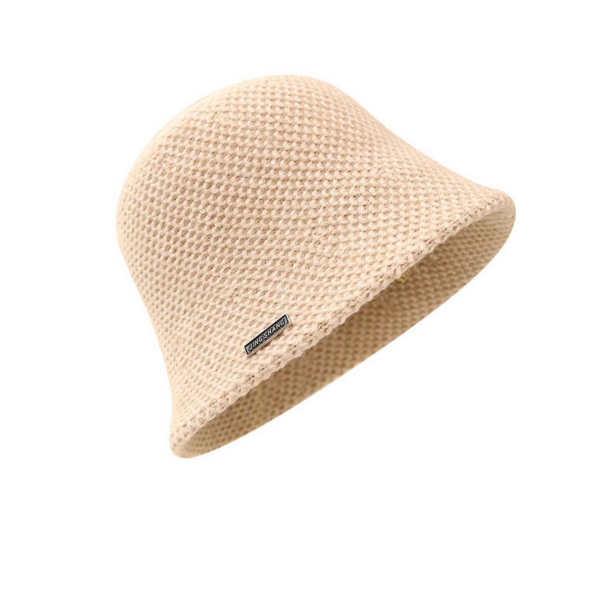 OUTDOOR KNITTED HOLLOW SUN PROTECTION BUCKET HAT_CWAB2849