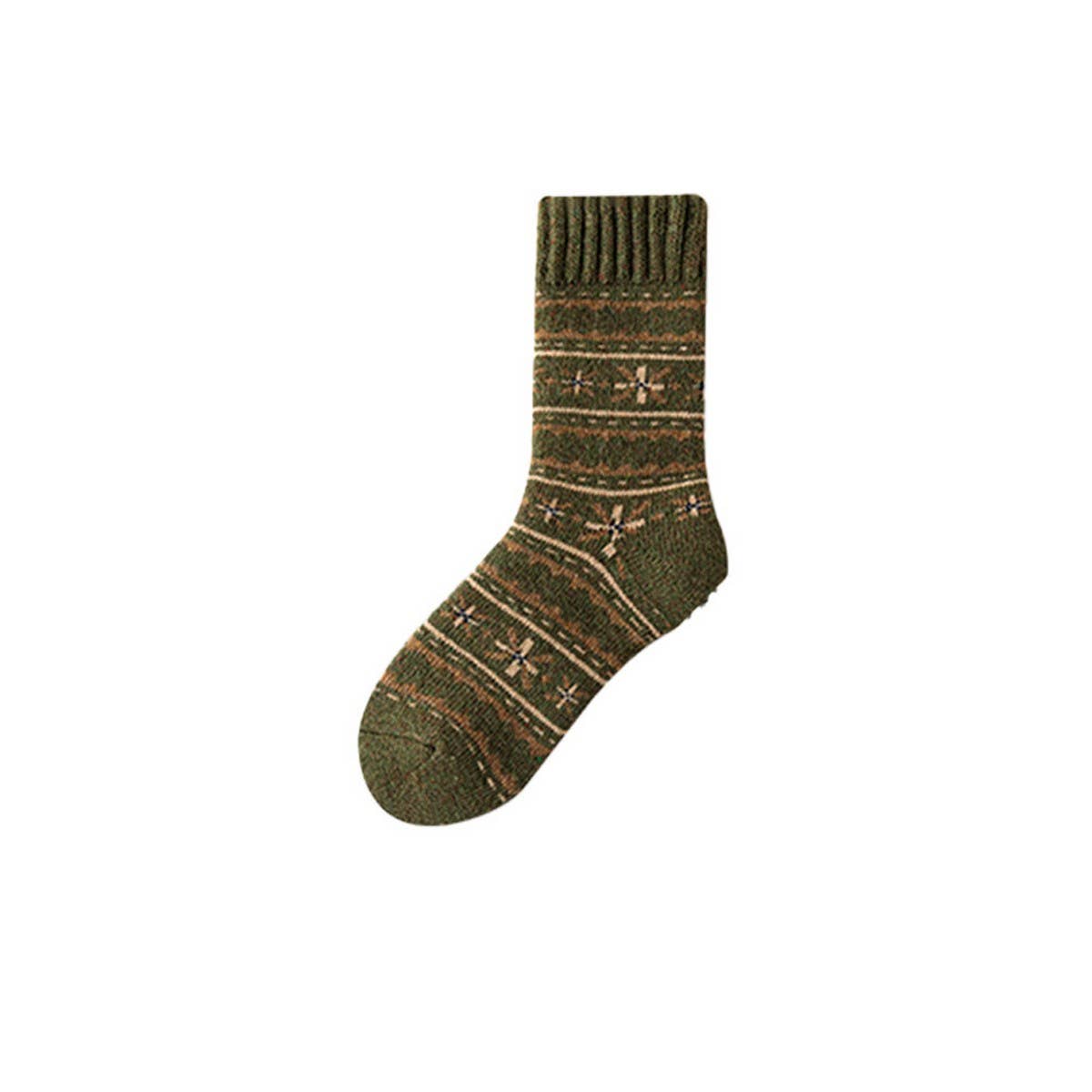 Ultra-Thick Fleece Warm Retro Slouch Socks_Cwms03158