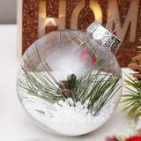 8CM SNOW FILLED PET CHRISTMAS BALLS SET OF 16_CWAJE5310