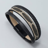 SIMPLE MULTI LAYERED HAND WOVEN LEATHER BRACELET_CWMM4527