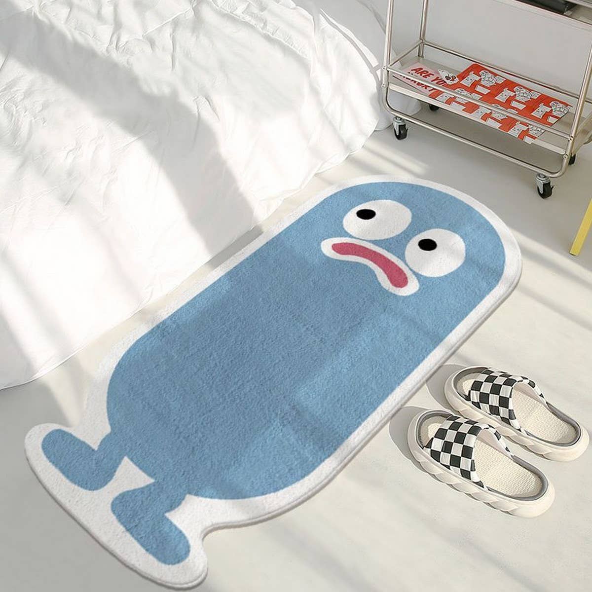 FAUX CASHMERE CARTOON RUG CUTE NON SLIP MAT_CWMM7406