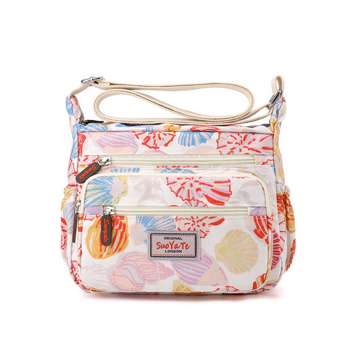 Printed Large Capacity Nylonshoulder Crossbody Bag_Cwasc1788