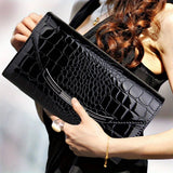 2024 NEW LARGE CAPACITY CROCODILE PATTERN CLUTCH_CWAB2621