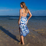 OVERSIZED MULTI WAY BEACH DRESS SUN PROOF CAPE_CWBLS0465