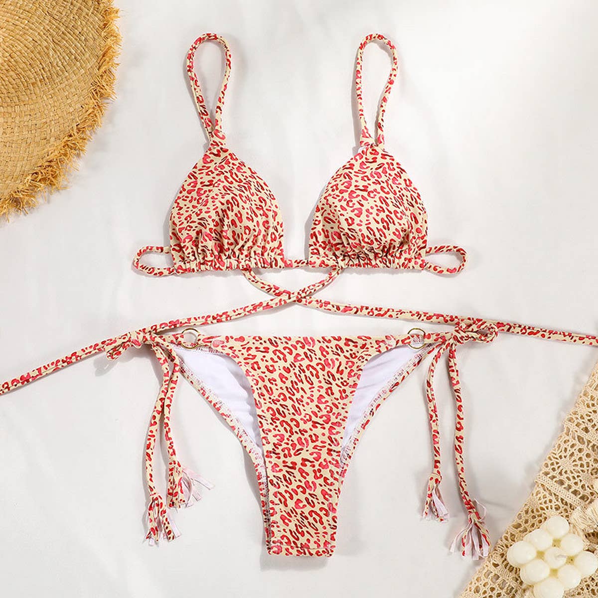 SEXY NYLON BIKINI TIE FRONT WOMENS SWIMWEAR_CWMW0255