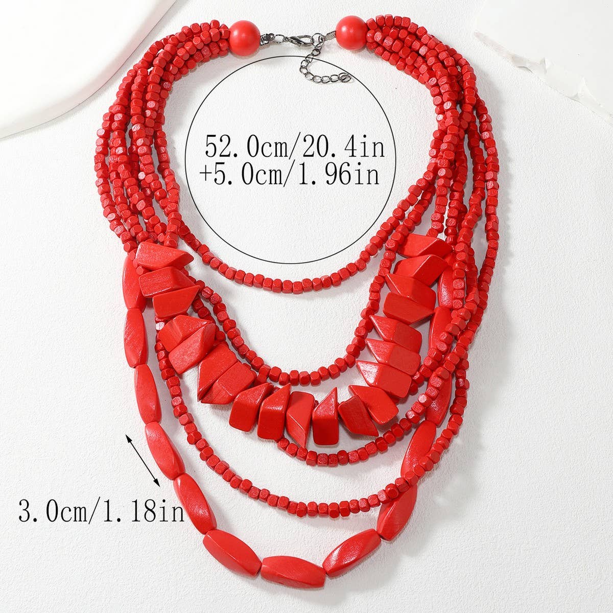 BOHEMIAN RICE BEADS COLORFUL ETHNIC NECKLACE_CWMM4389