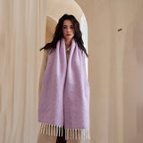 50 WOOL BLEND SPECKLED YARN SCARF WINTER COZY_CWASC2372