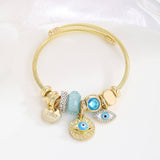 DIY RHINESTONE CHARM BFF BRACELET IN STEEL_CWMM8622