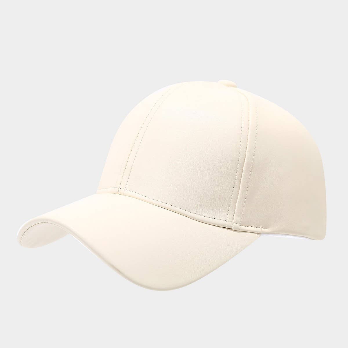 Pu Leather Baseball Cap For Men Vintage Style_Cwah04654
