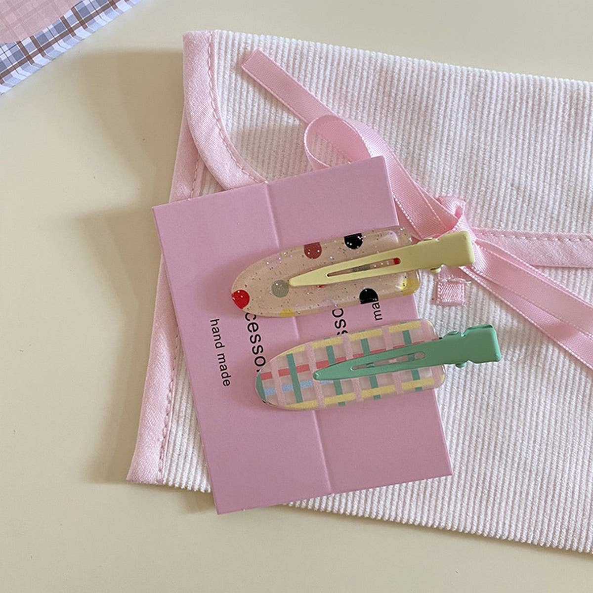 2 PACK SUMMER FRUIT CUTE SWEET HAIR CLIPS_CWAHA2264