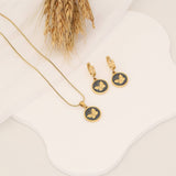 FASHIONABLE OIL DRIPPING BUTTERFLY NECKLACE_CWAHA0889