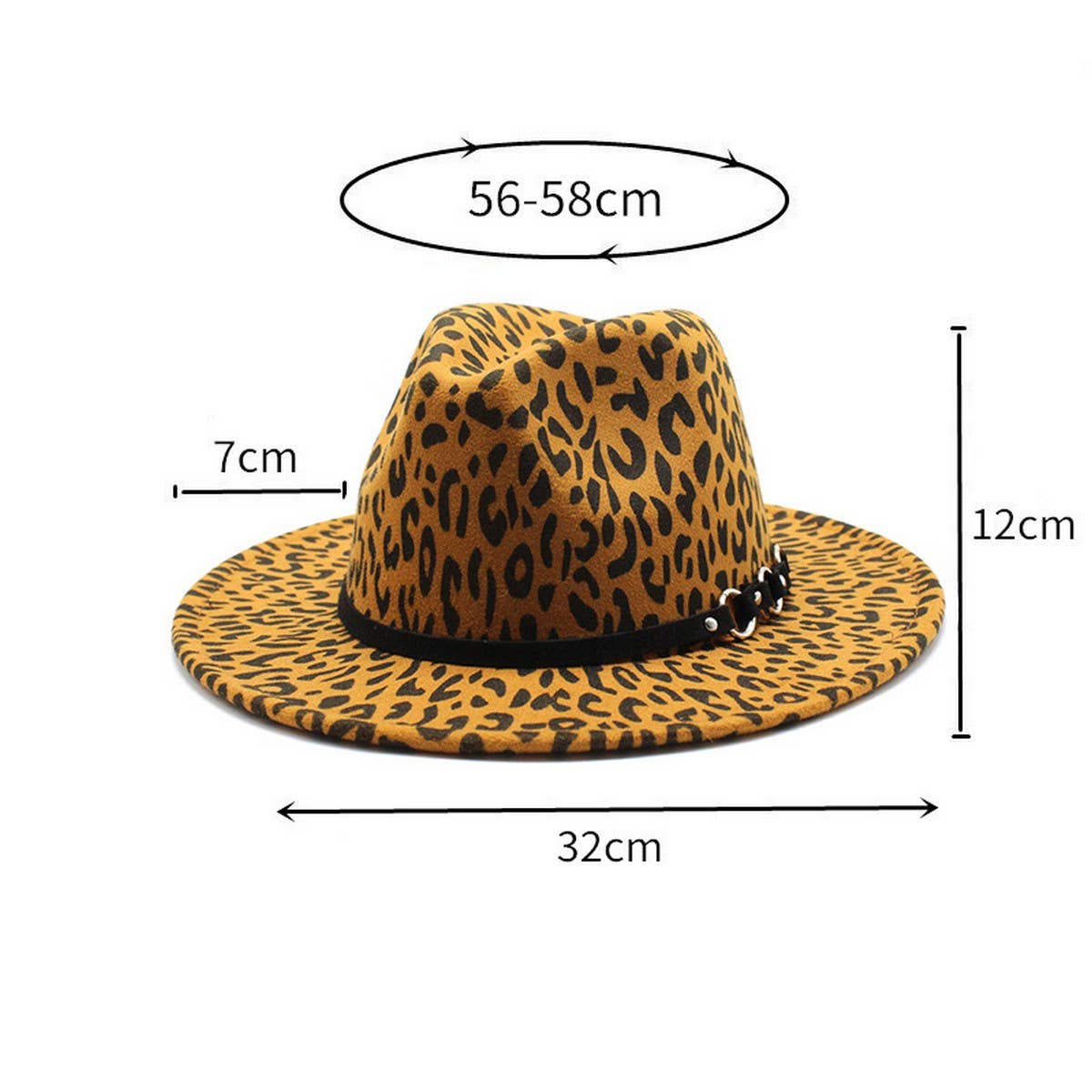 Woolen Hat With Wide Brim Gentlemans Jazz Hat_Cwah2574