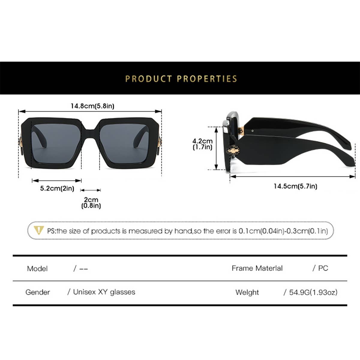 2024 NEW RETRO SQUARE FRAME SUNGLASSES_CWASG0526