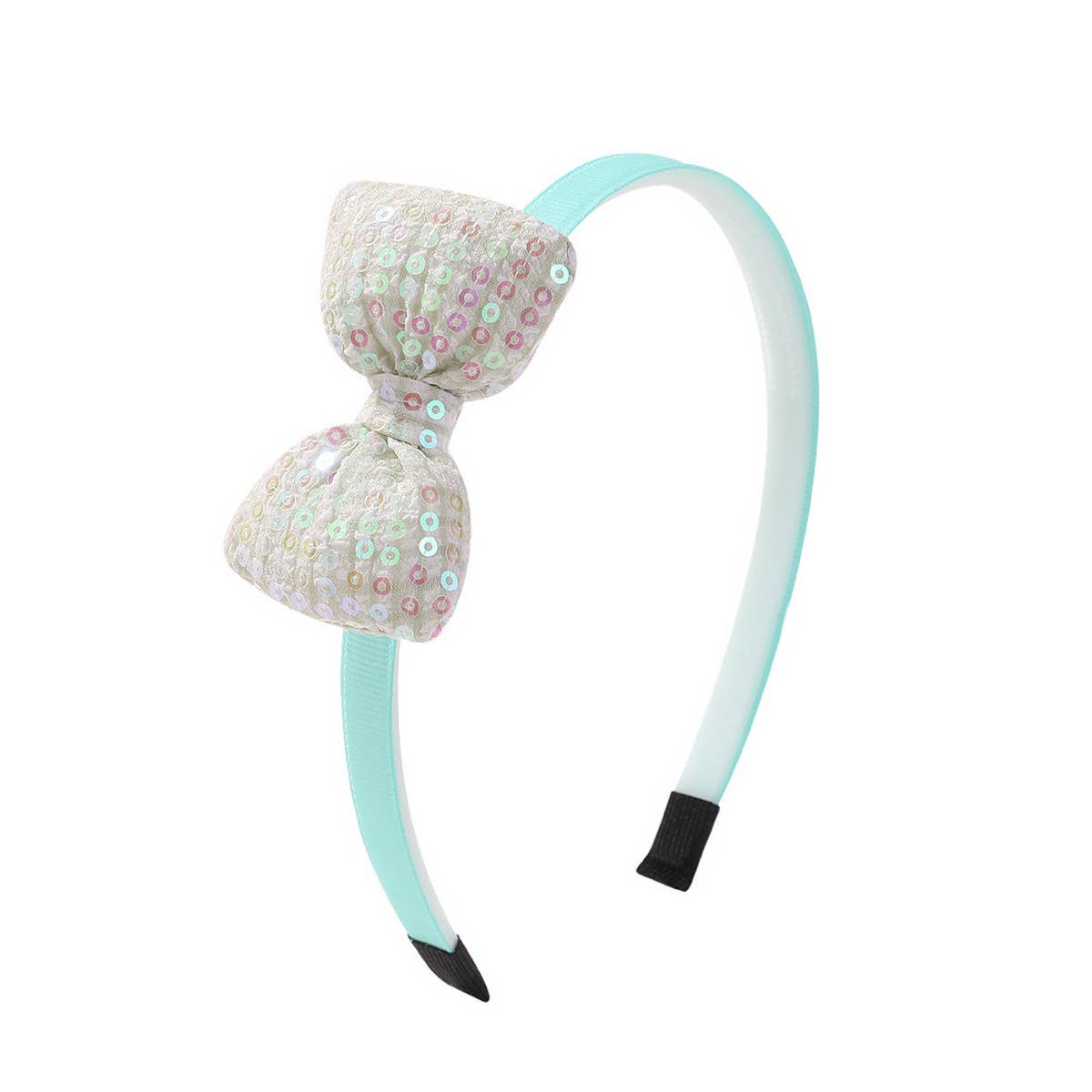 CHILDRENS BOW 3D SEQUINED HEADBAND_CWAHA2365