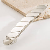 SLEEK BEADED METAL HAIR CLIP FOR BRAIDS BUNS_CWAHA6232