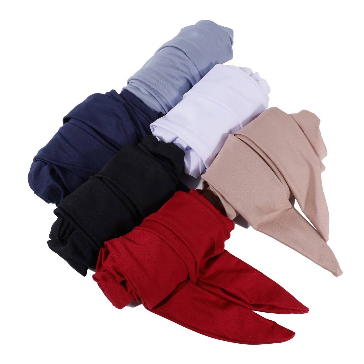 ETHNIC STYLE ELASTIC RIBBON PULLOVER HEADSCARF_CWASC2427