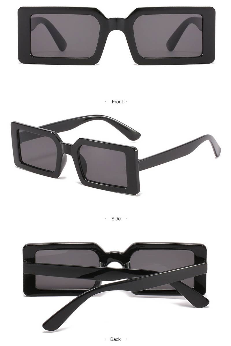 BASIC SIMPLE SQUARE SUNGLASSES_CWASG0091