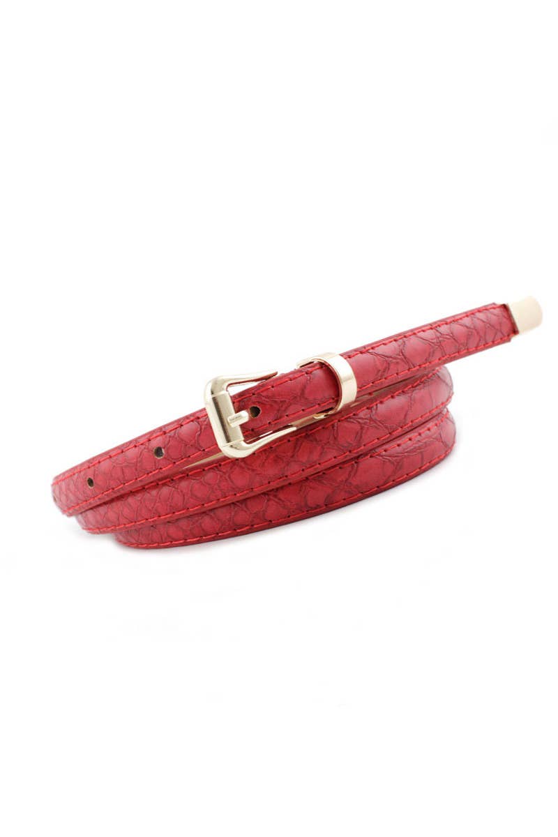 PATTERNED DANDY SLIM BELT_CWABE0077