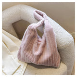 PLUSH FUR SHOULDER BAG WOMEN CROSSBODY TOTE_CUAB00595