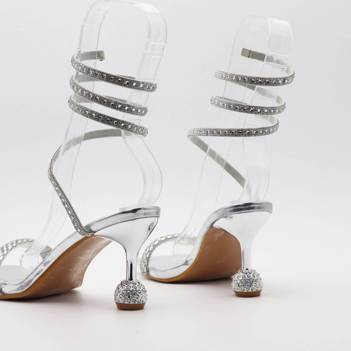 STYLISH SPIRAL STRAP HIGH HEEL SANDALS_CWSHS0598