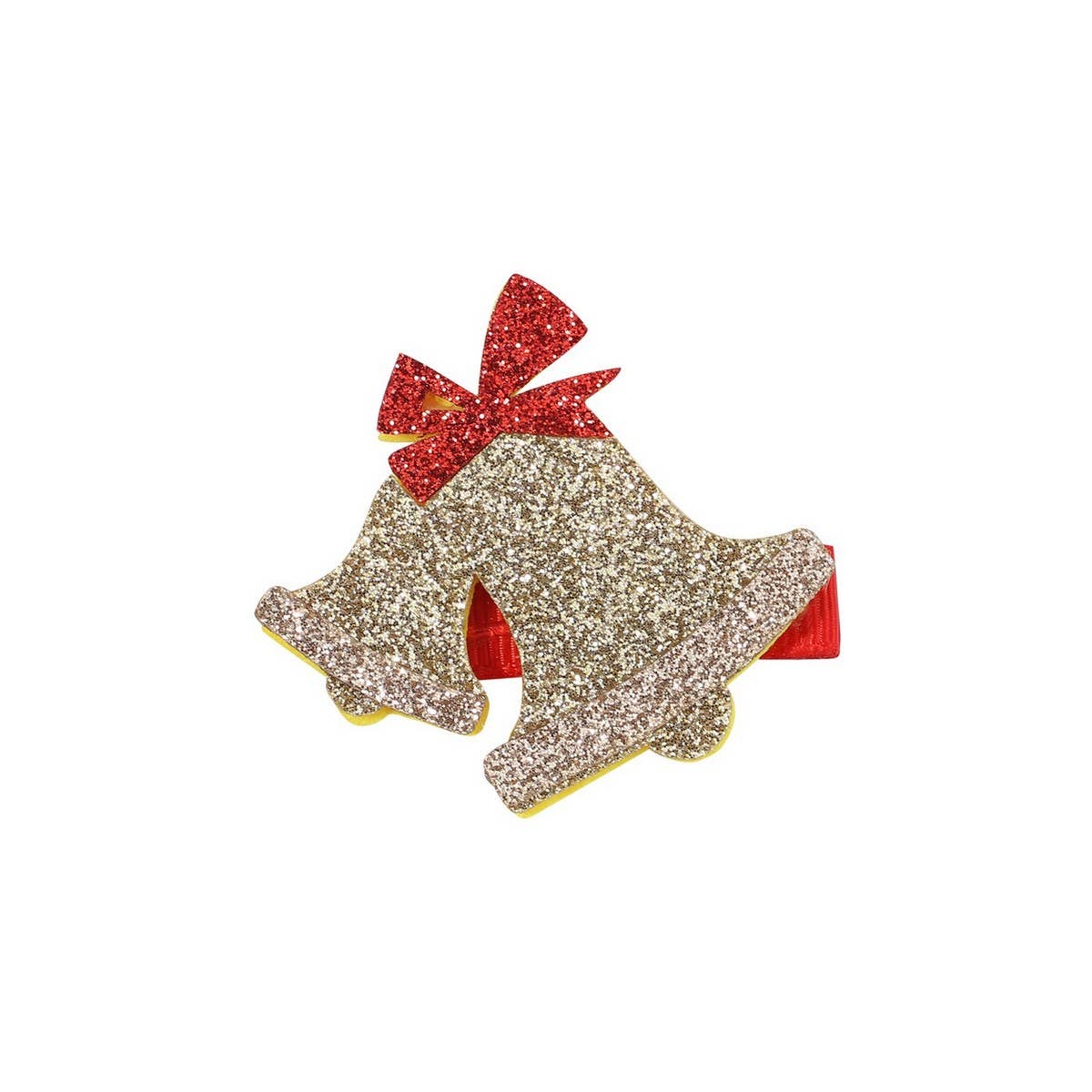 GLITTER PINK REINDEER HAIR CLIP FOR KIDS_CWAHA6682