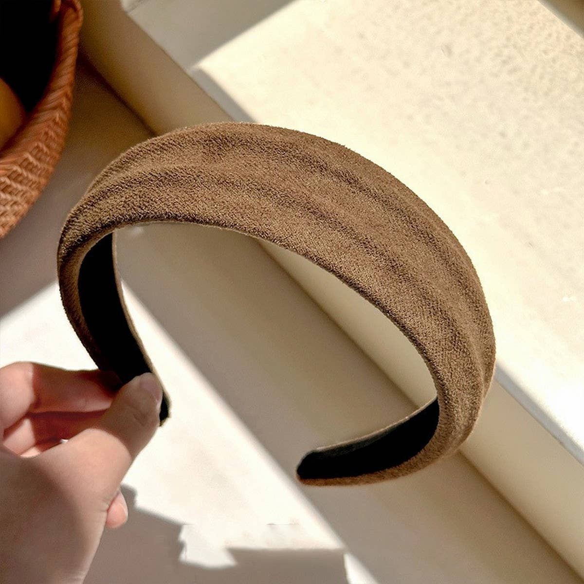 Velvet Headband Women Chic Wide Hair Hoop_Cwaha07778
