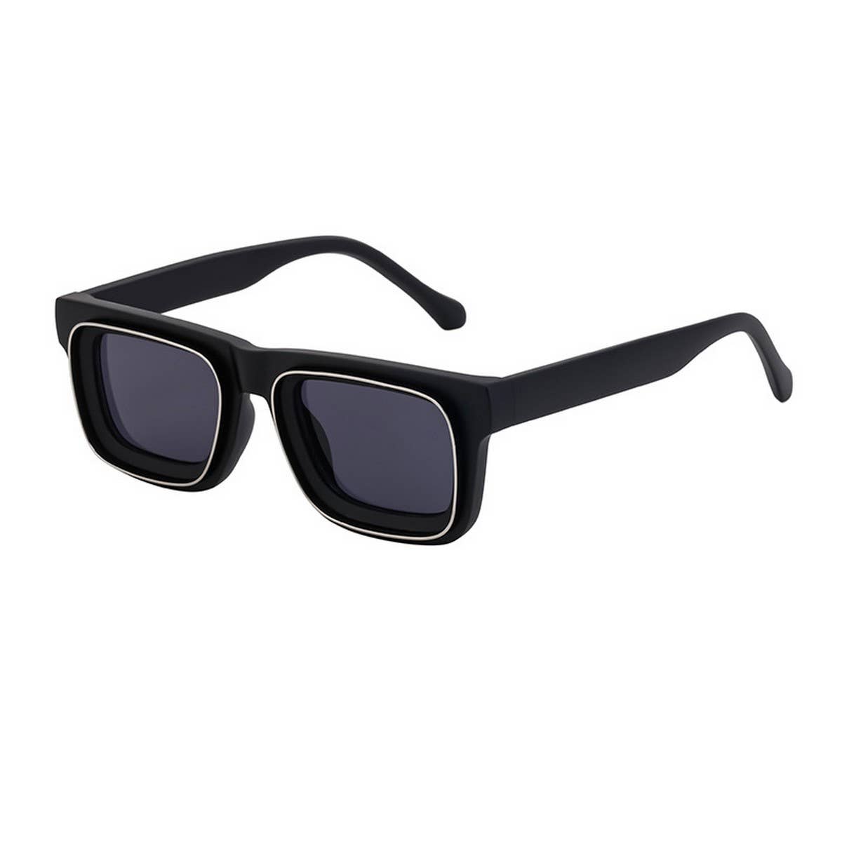 RETRO SQUARE FRAME OUTDOOR STREET STYLE SUNGLASSES_CWASG0686