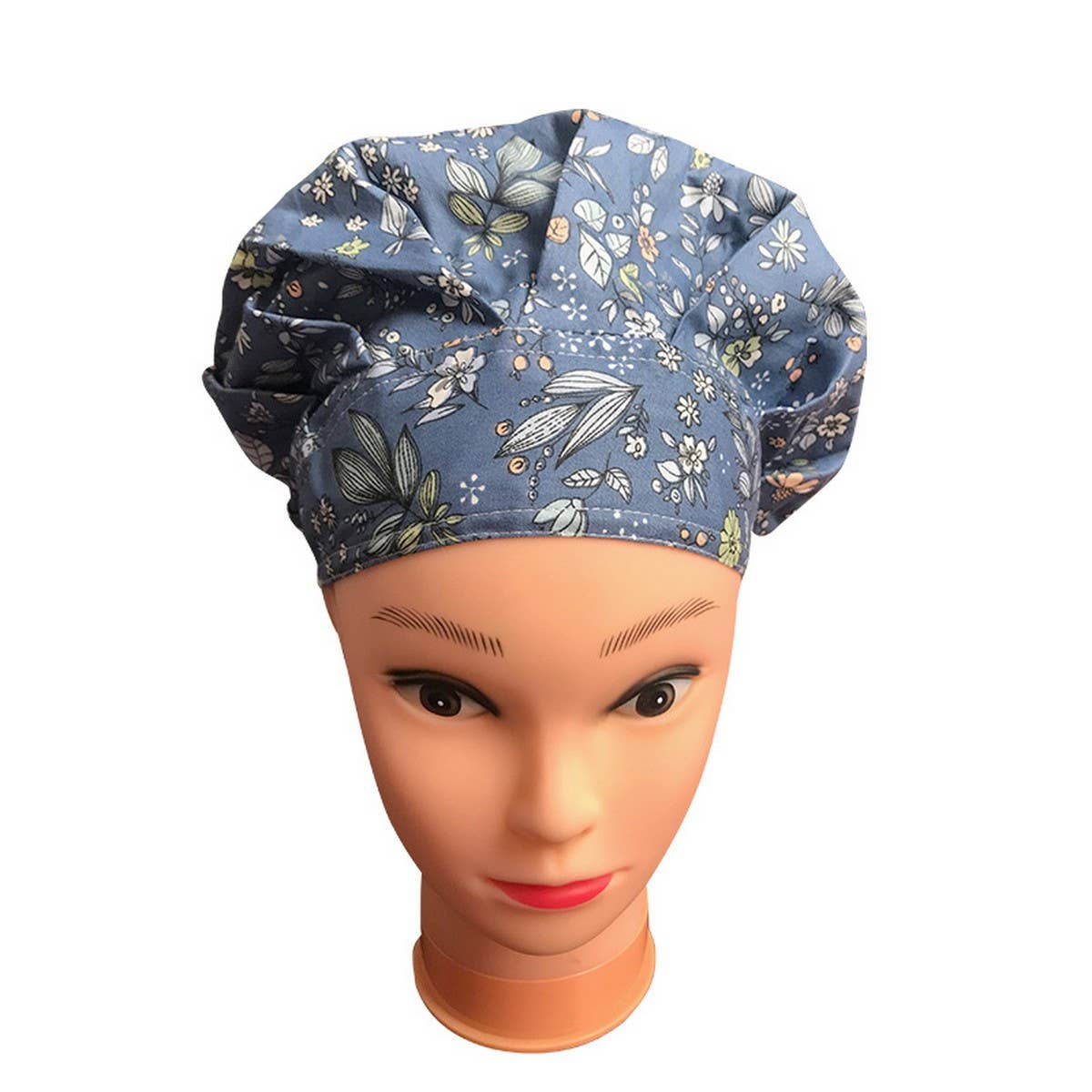 PUFF HAT PRINTED COTTON SURGICAL CAP NURSE HAT_CWAH3376