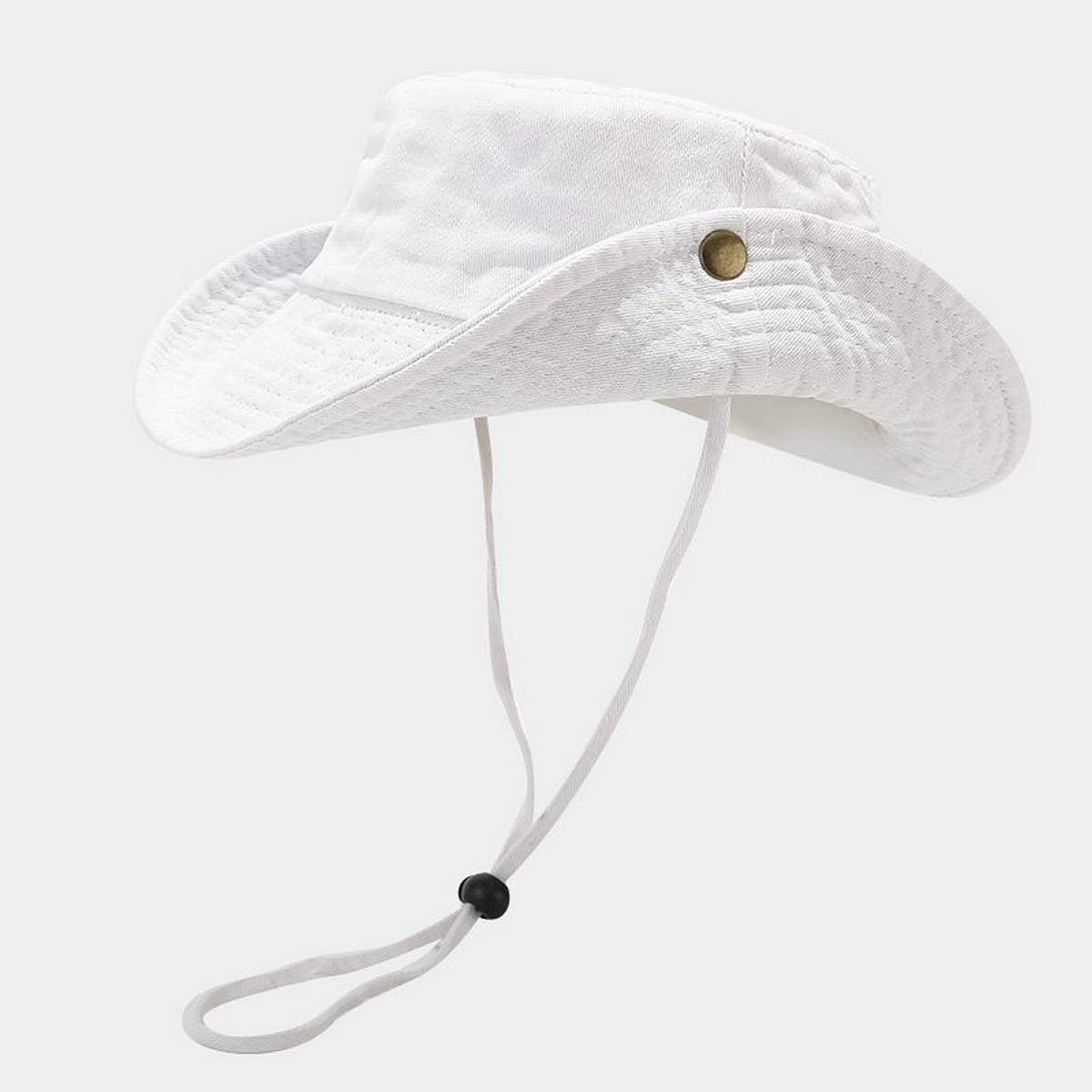 FOLDABLE WASHED COTTON FISHERMAN HAT FOR OUTDOOR_CWAH3791