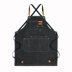 Cwab3995_Thick Cotton Canvas Stain-Resistant Work Apron