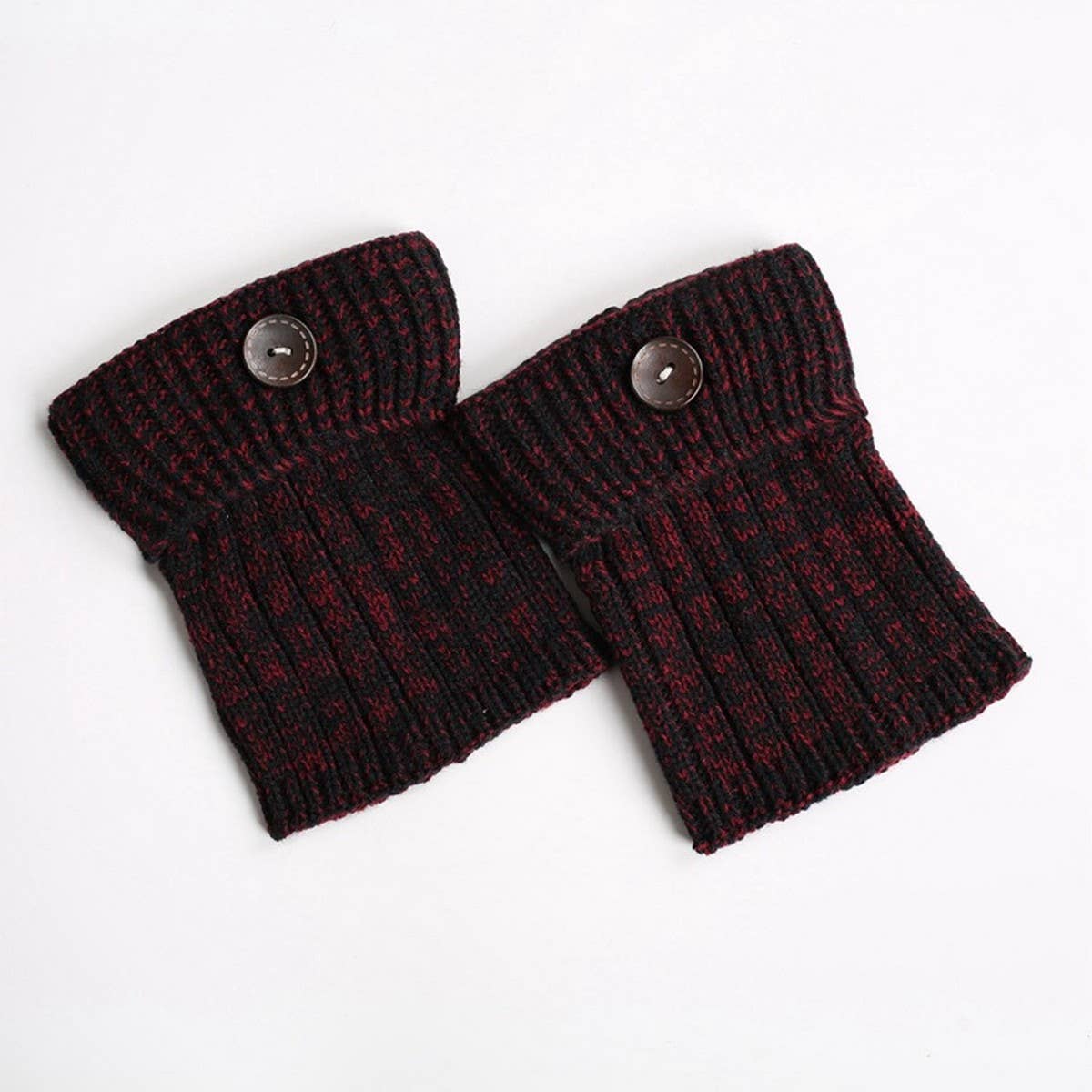 Winter Knee Pads Diamond Grid Plus Fleece Socks_Cwms0761