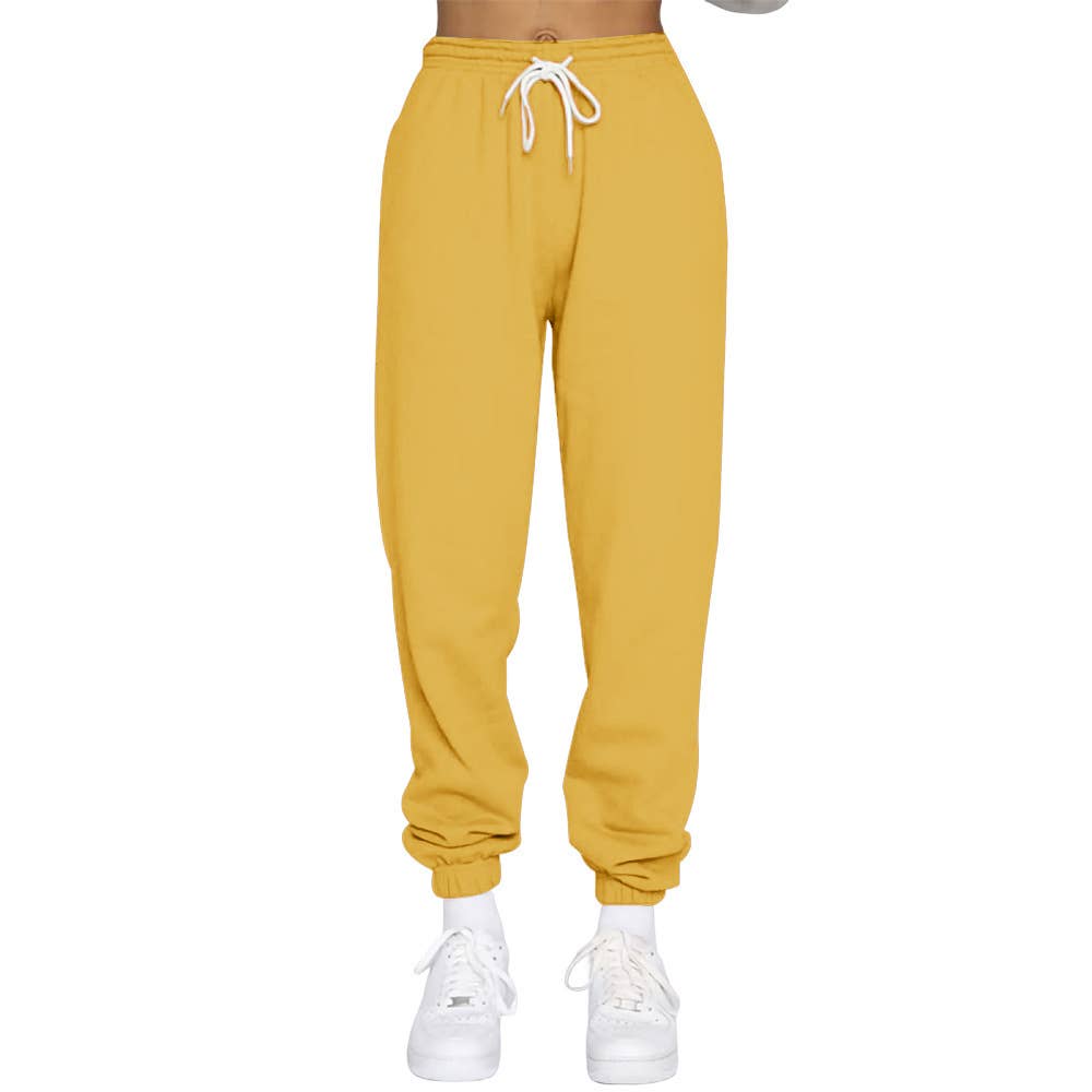 Solid-Color Zipper Sweatshirt And Sweatpants Set
